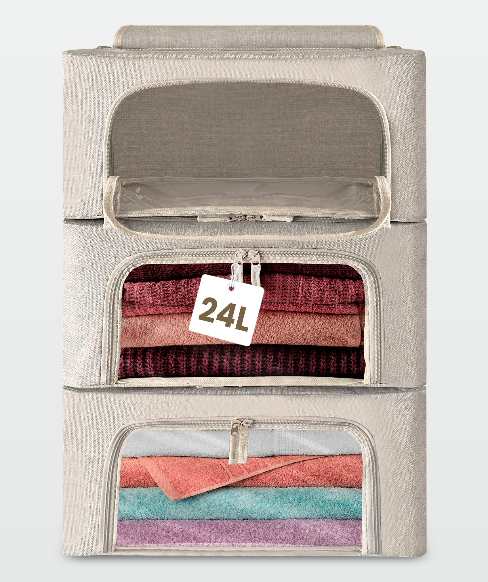 Cajas de almacenamiento Iron Rod (por 3 unidades)