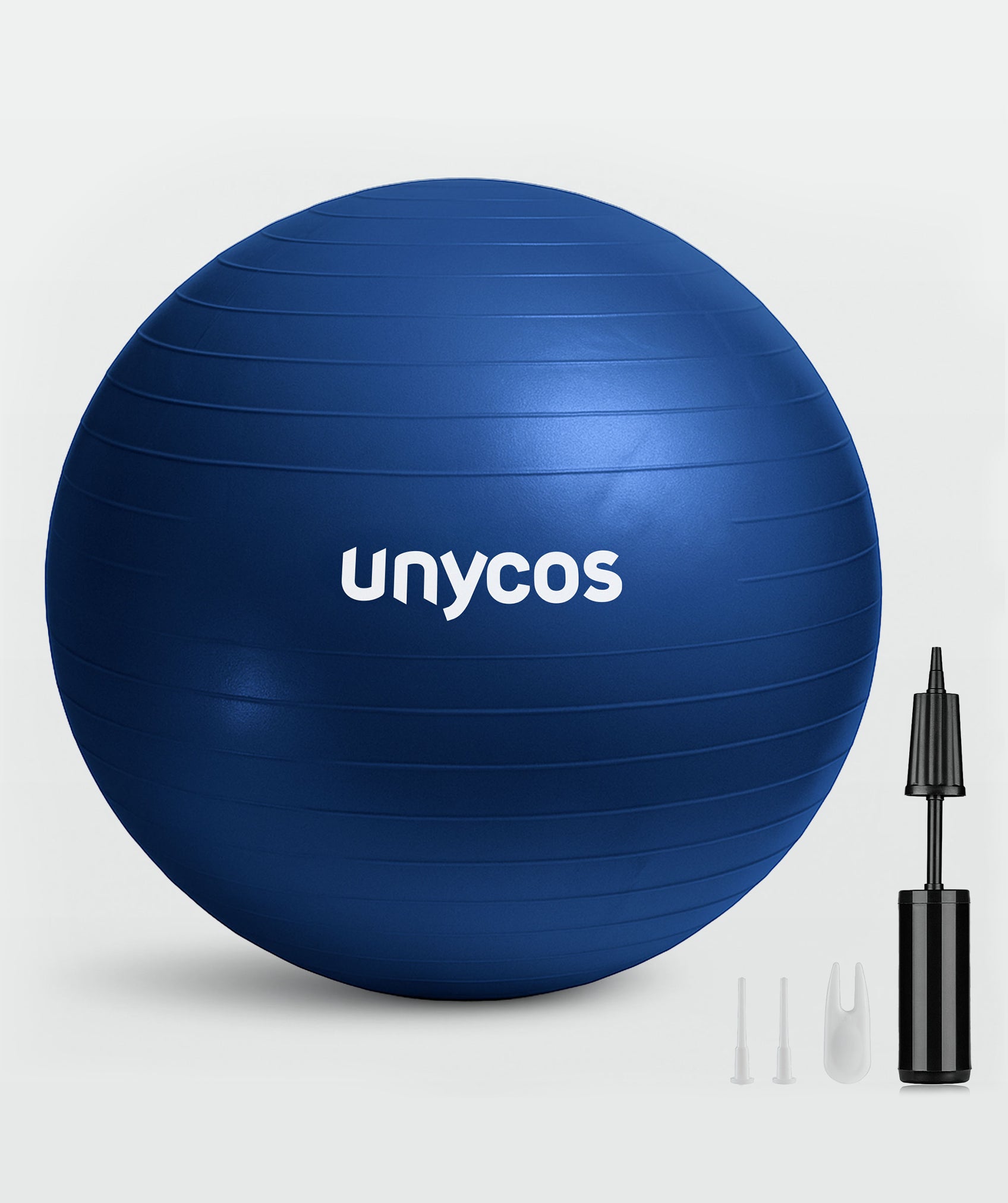 Pelota de pilates, gimnasia y yoga con resistencia de 300 kg e inflador incluido