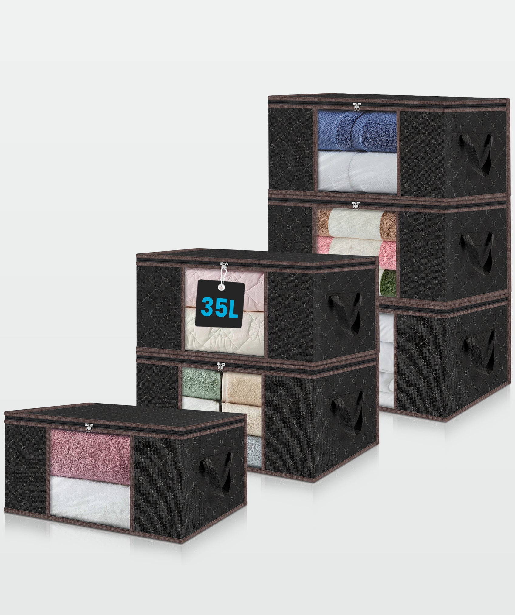 Cajas de almacenamiento (por 6 unidades)