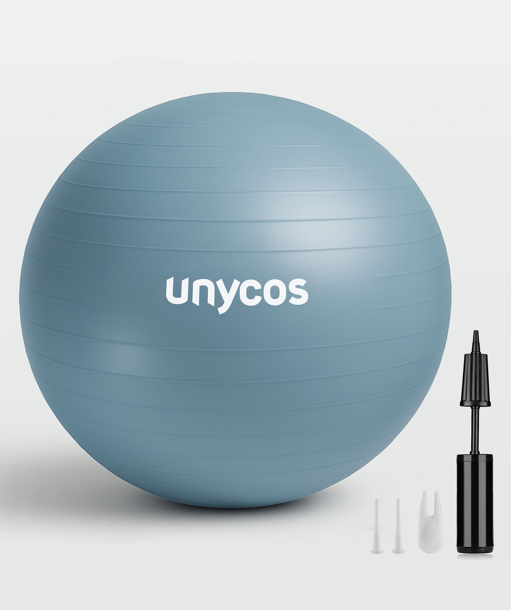 Pelota de pilates, gimnasia y yoga con resistencia de 300 kg e inflador incluido