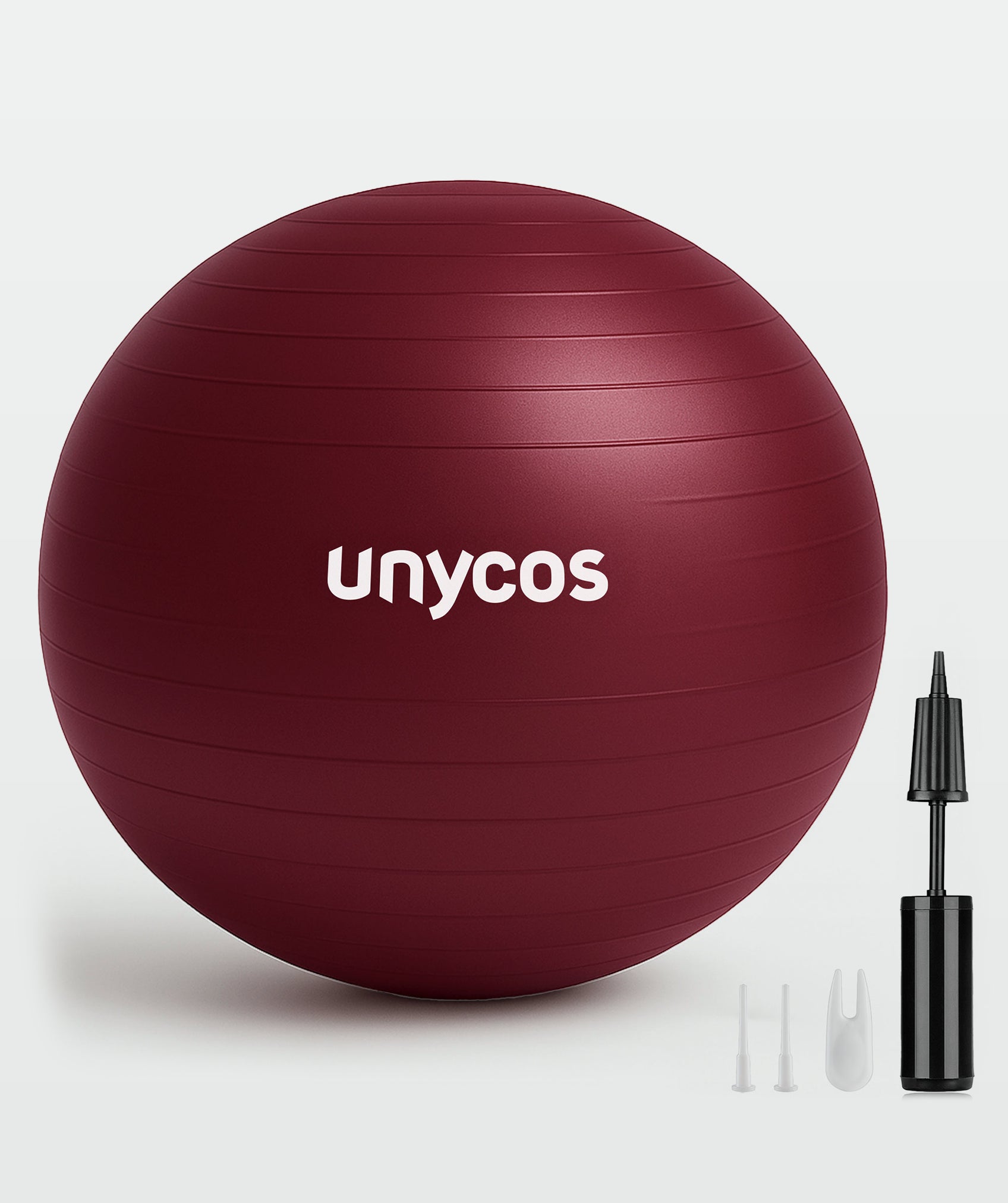 Pelota de pilates, gimnasia y yoga con resistencia de 300 kg e inflador incluido