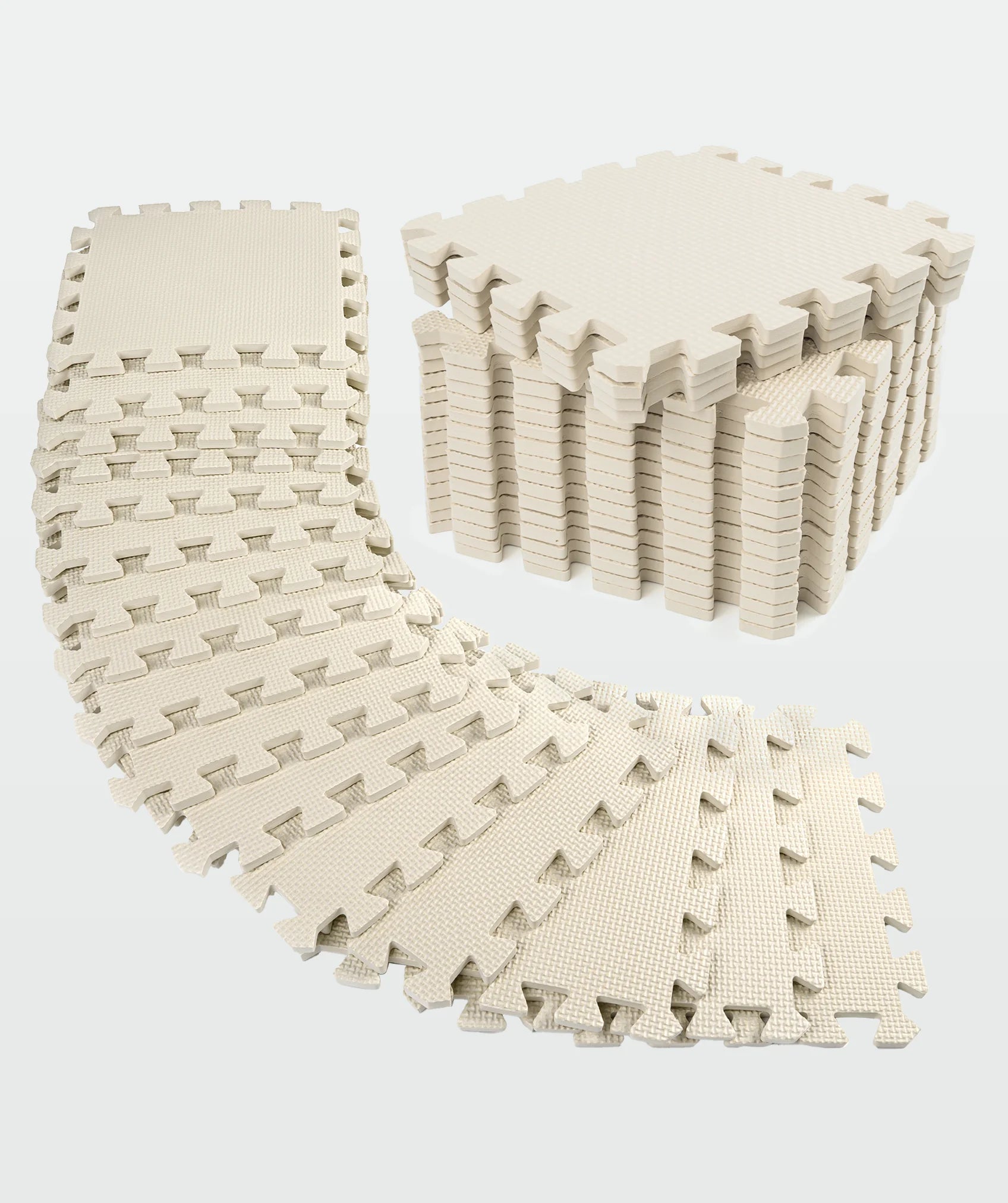 Esterilla puzzle para suelo de gimnasio: set de protección de espuma EVA