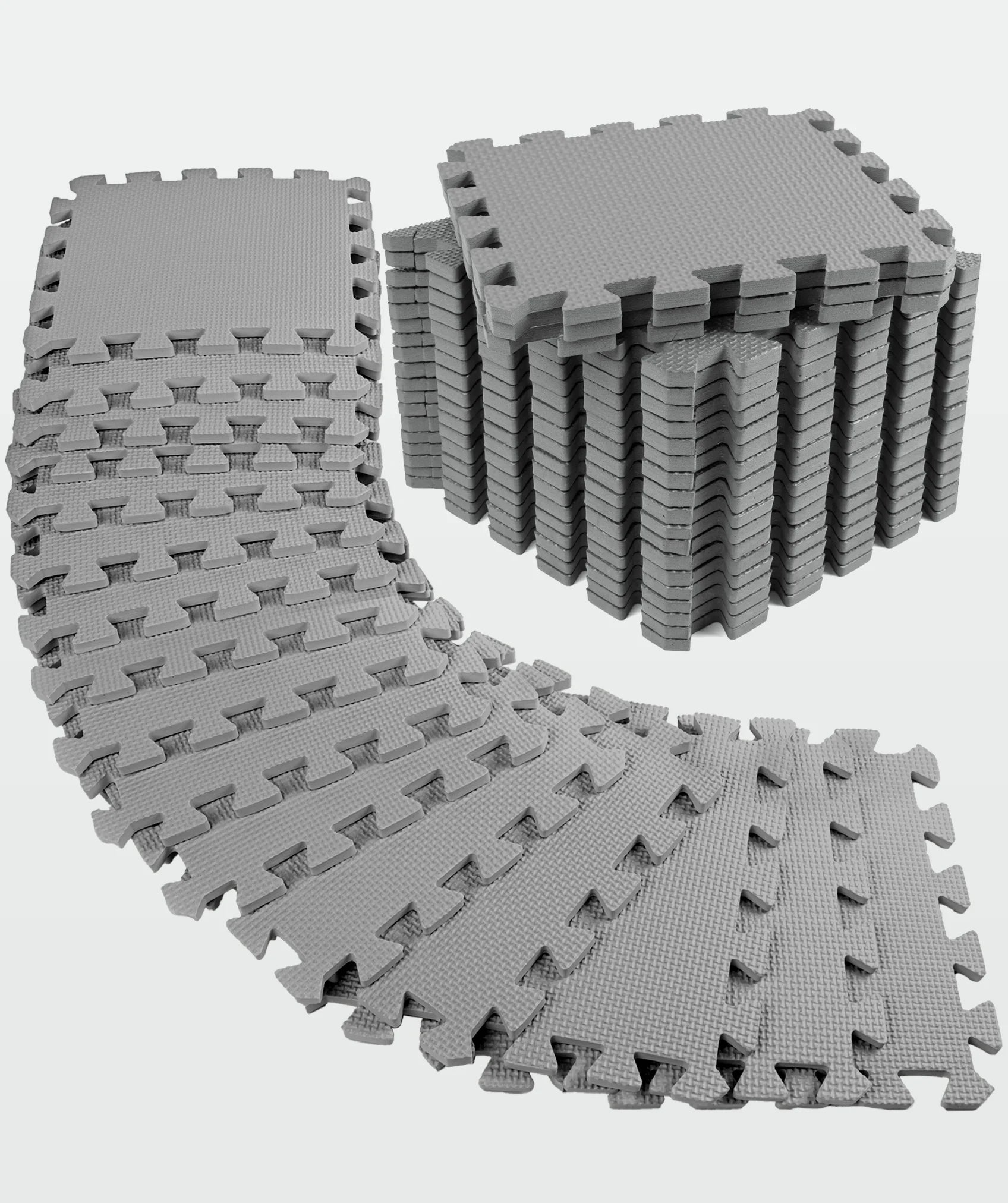 Esterilla puzzle para suelo de gimnasio: set de protección de espuma EVA