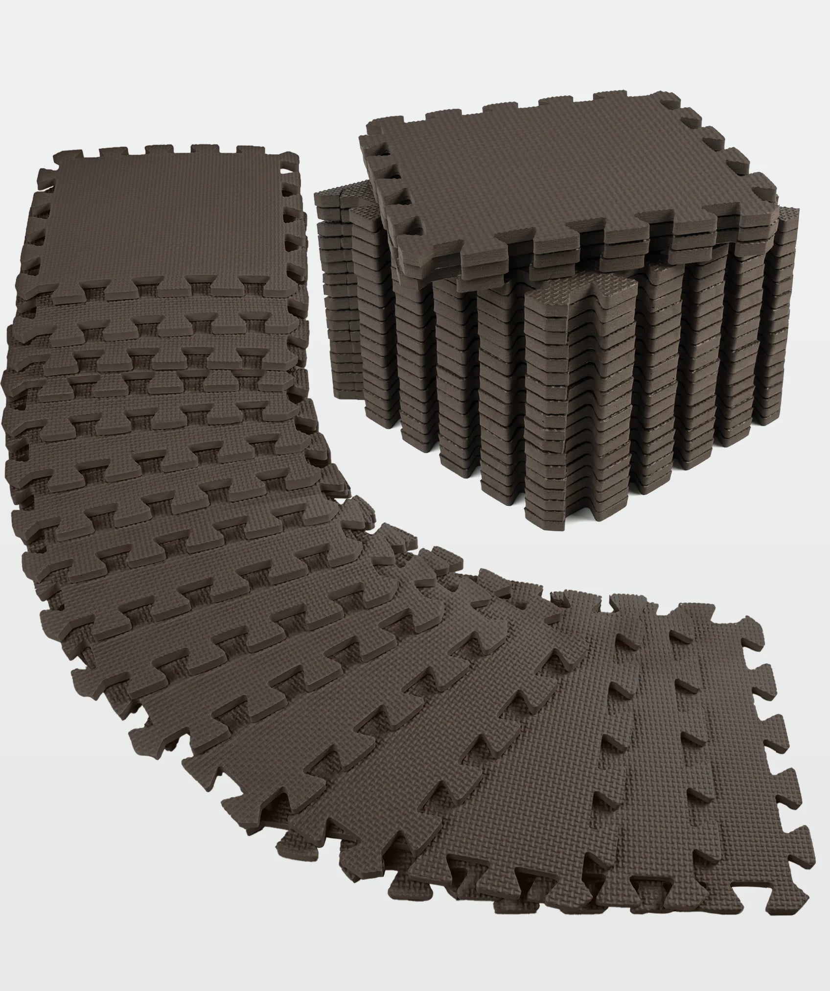 Esterilla puzzle para suelo de gimnasio: set de protección de espuma EVA