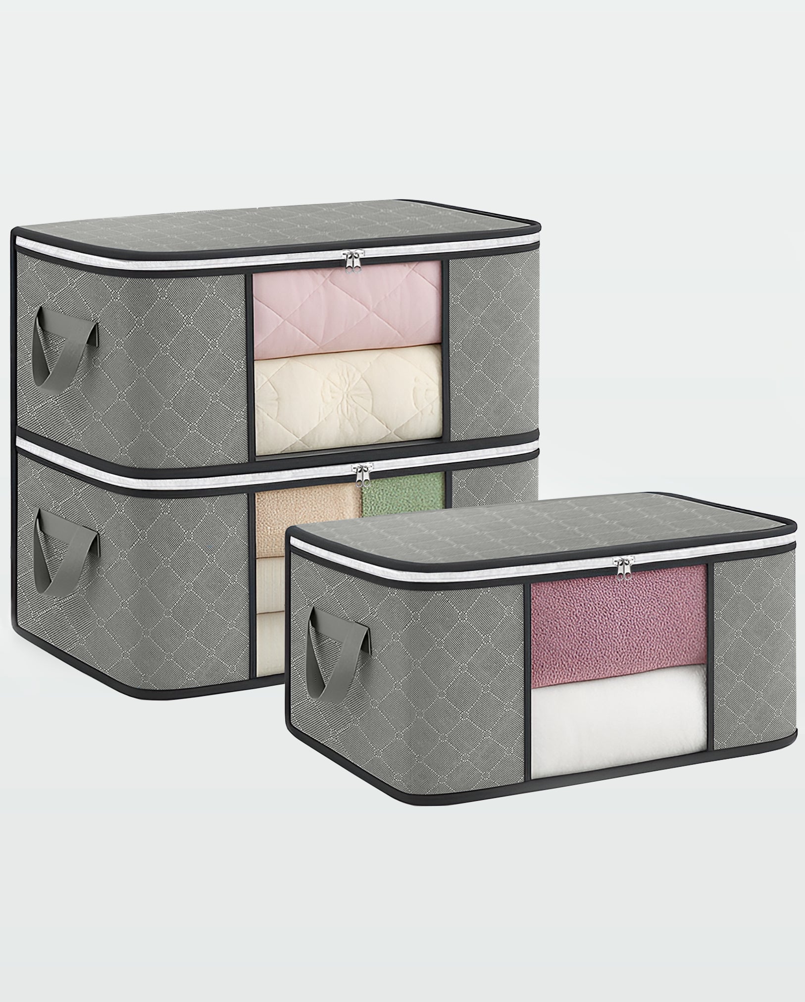 Cajas de almacenamiento (por 3 unidades)