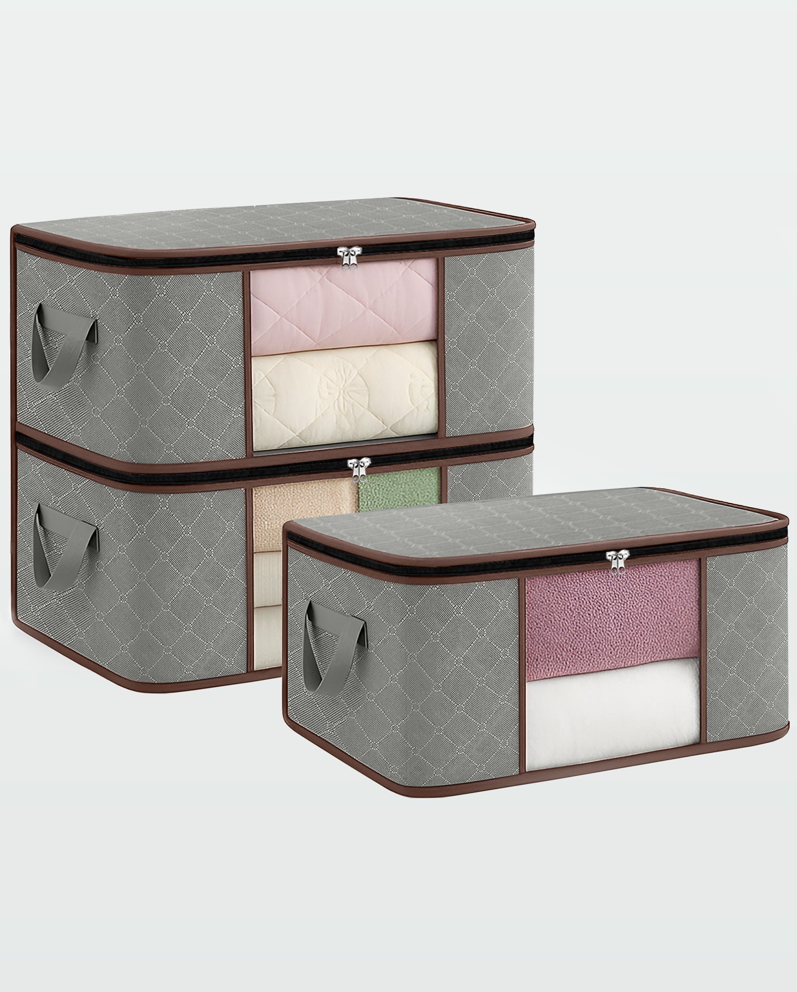 Cajas de almacenamiento (por 3 unidades)