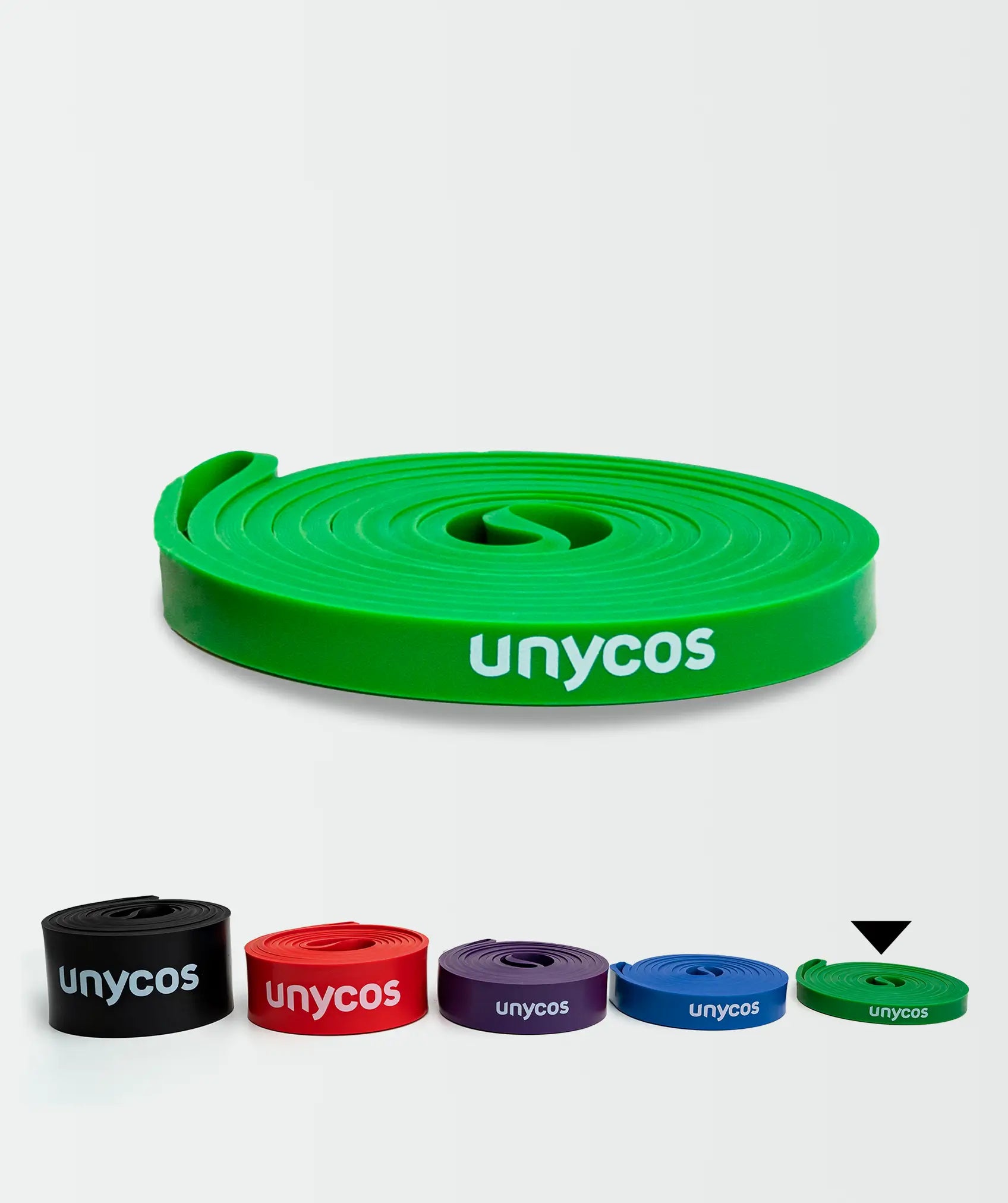 Bandas elásticas fitness de látex agradable a la piel