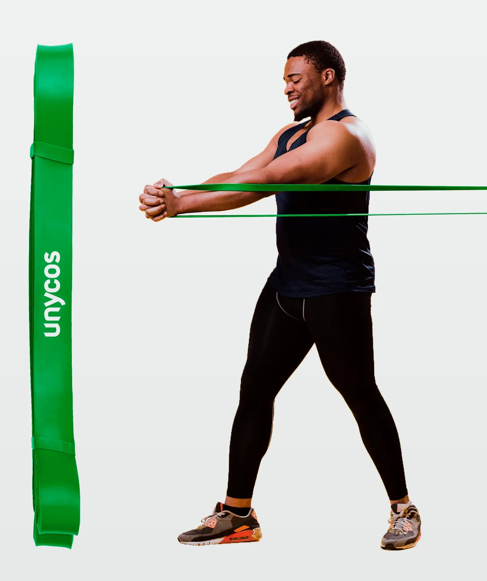 Bandas elásticas fitness de látex agradable a la piel