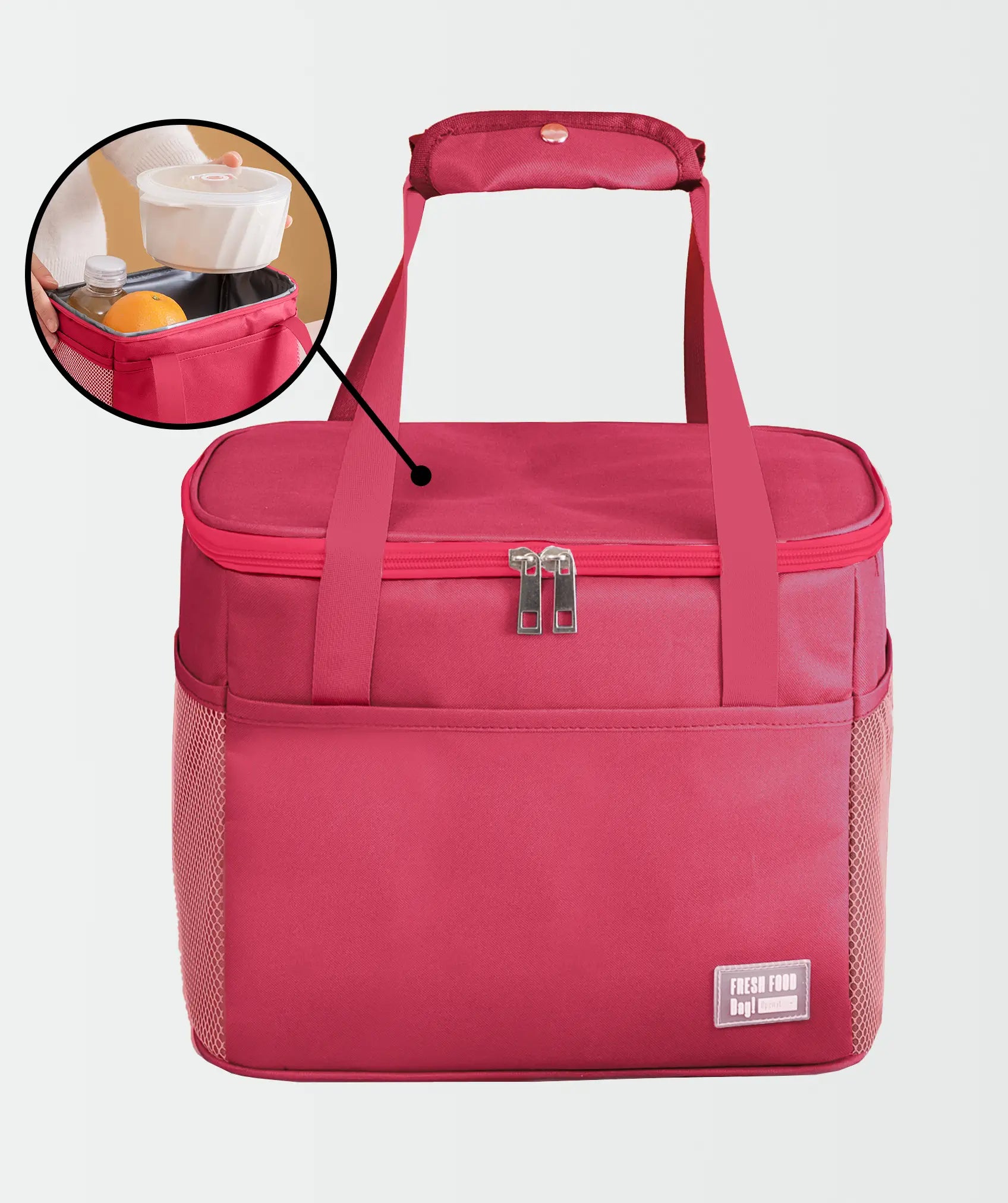 Bolsa térmica de 5,6L: diseño ligero, duradero, antiderrames y versátil