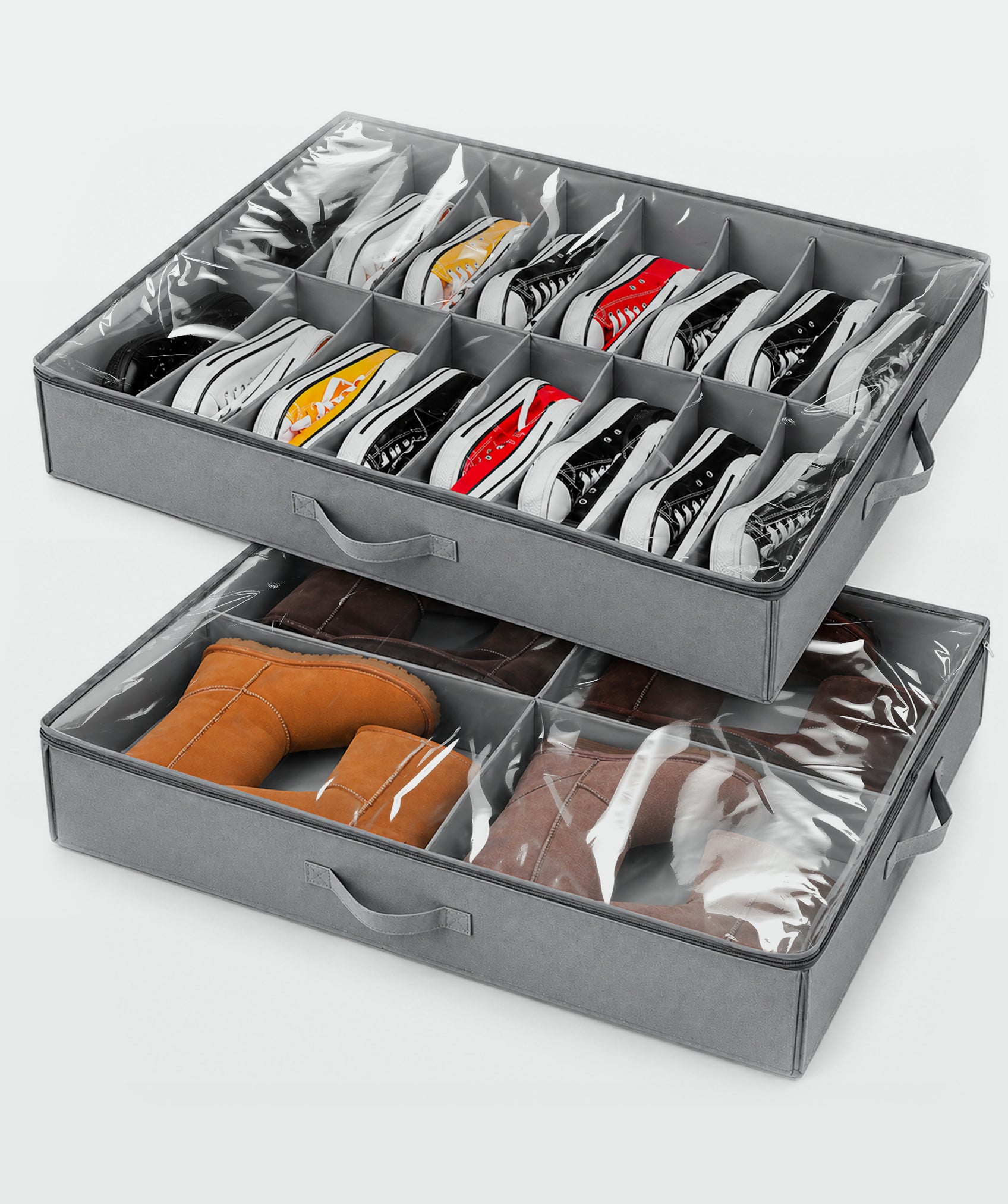 Set de 2 organizadores de zapatos y botas