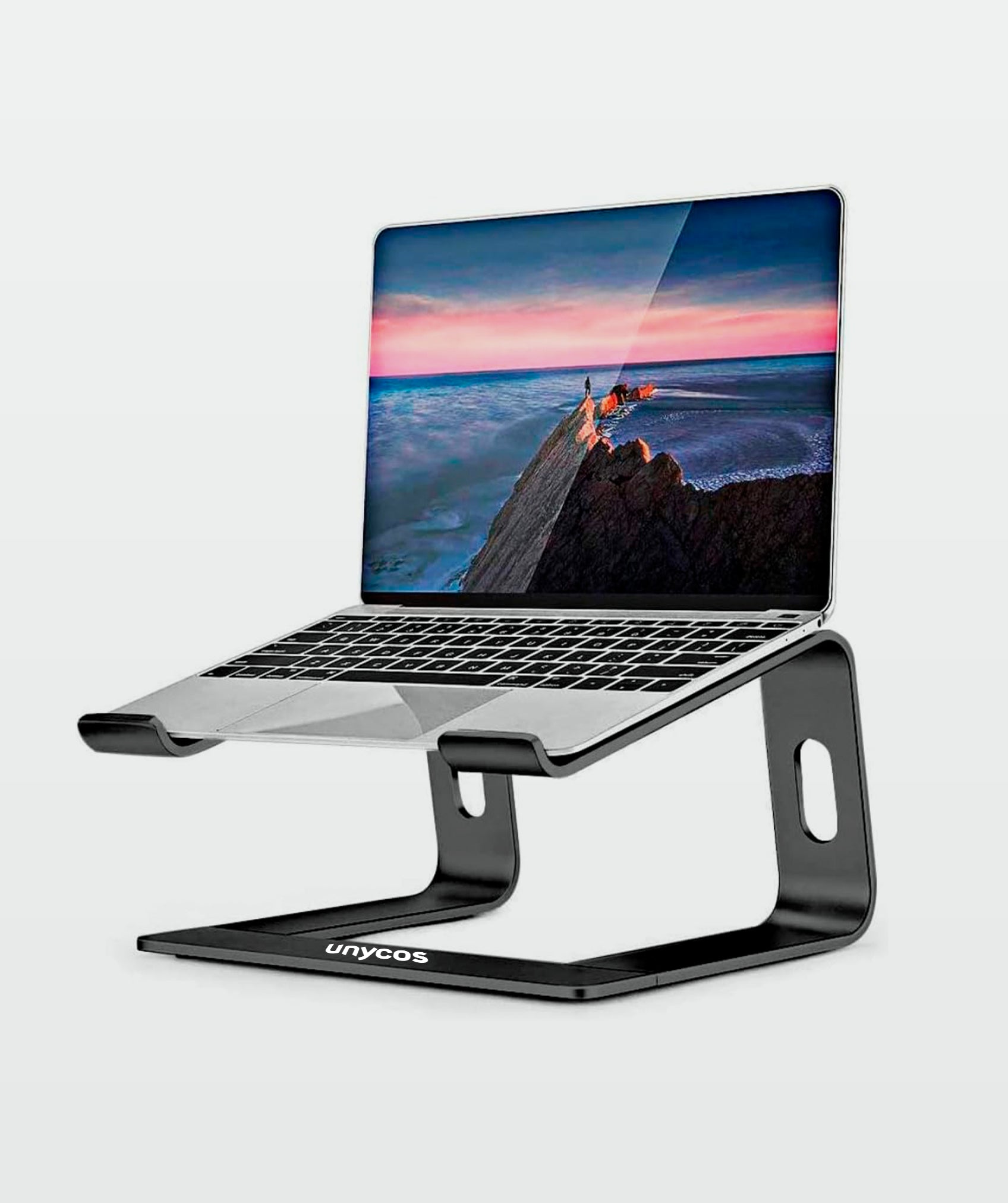 Soporte de aluminio para ordenador portátil