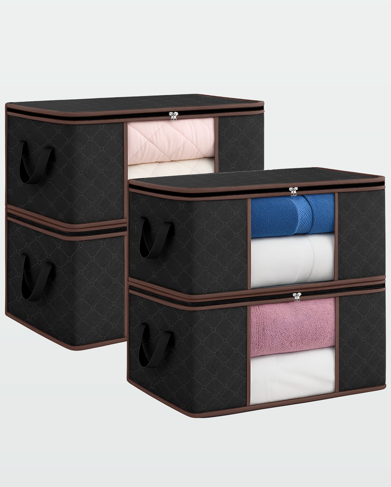 Cajas de almacenamiento (por 4 unidades)