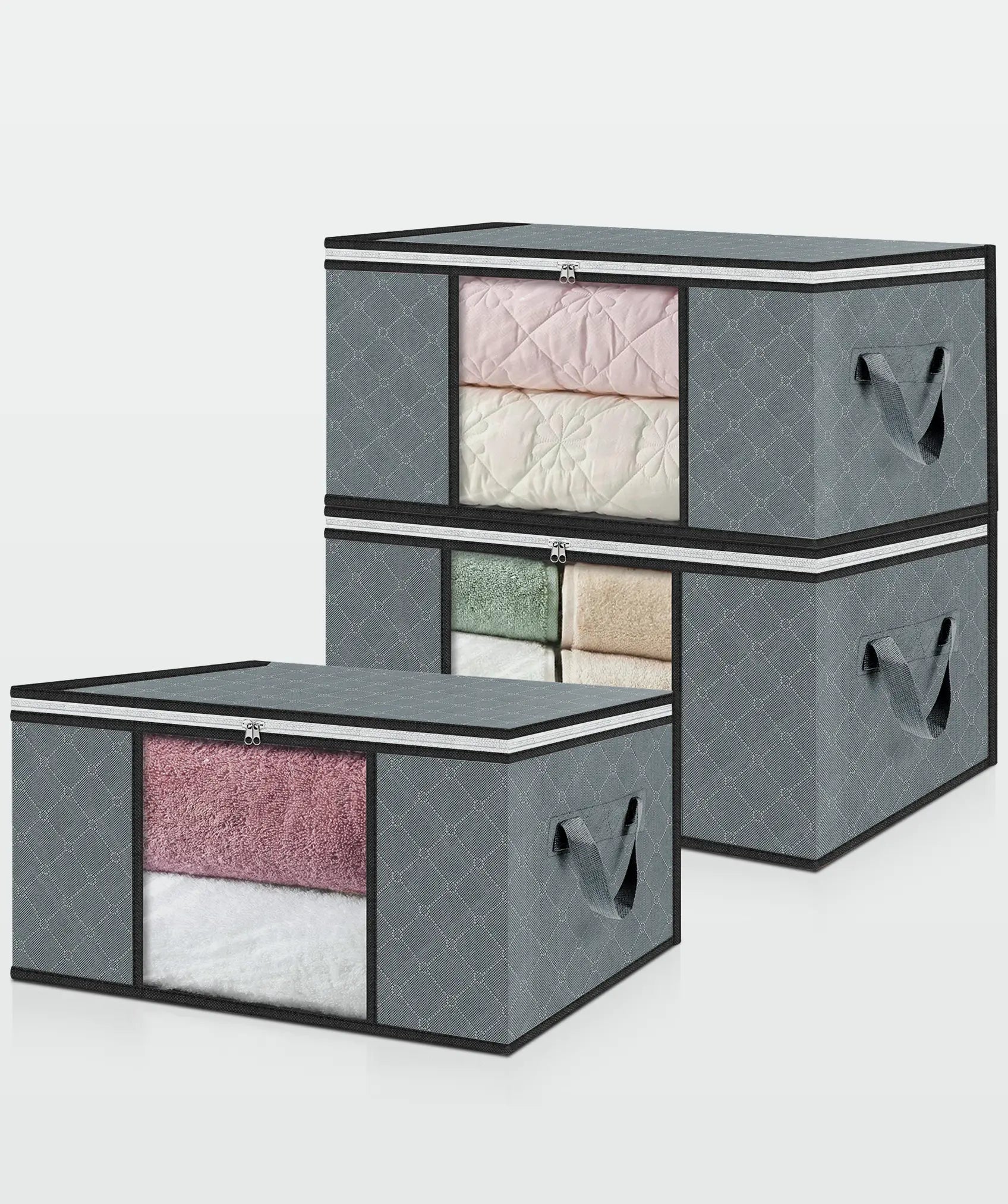 Cajas de almacenamiento (por 3 unidades)