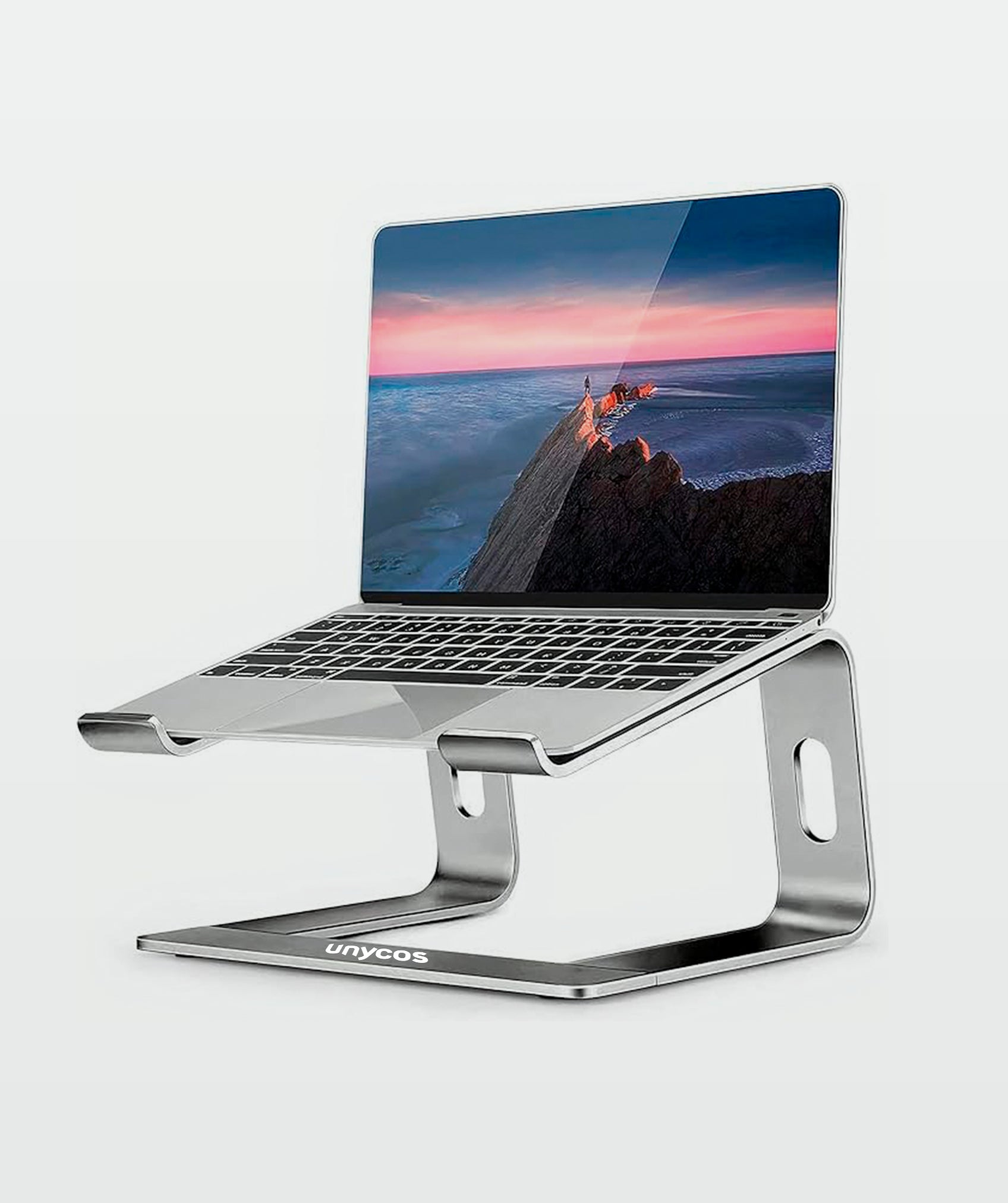 Soporte de aluminio para ordenador portátil