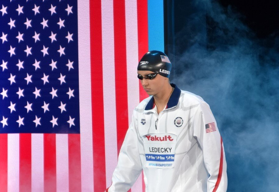 Katie Ledecky, figura de los Estados Unidos en natación.